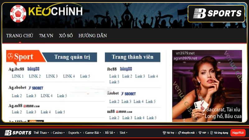 Keochinh.com - Trang web chuyên tổng hợp các link nhà cái