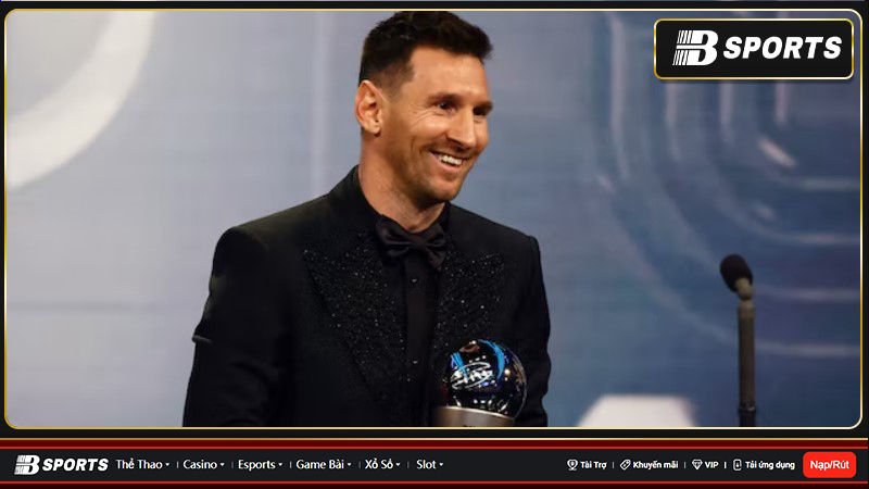 Lionel Messi đã được vinh danh là Cầu thủ nam xuất sắc nhất của FIFA năm 2022