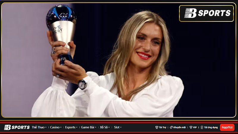 Giải Cầu thủ nữ xuất sắc nhất đã thuộc về ngôi sao của Barcelona và đội tuyển Tây Ban Nha, Alexia Putellas