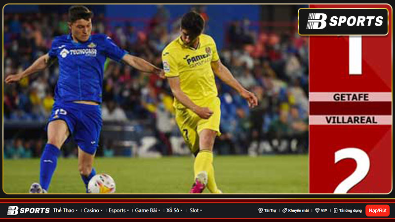 Đến phút bù giờ thứ hai, Villarreal đã có bàn thắng ấn định