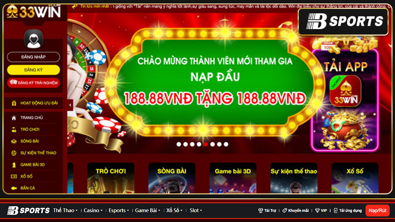 Casino Online 33win.com